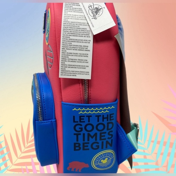 LOUNGEFLY 2022 Disney Vacation Club Member Backpack Let the Good Times Roll NWT - Picture 6 of 11